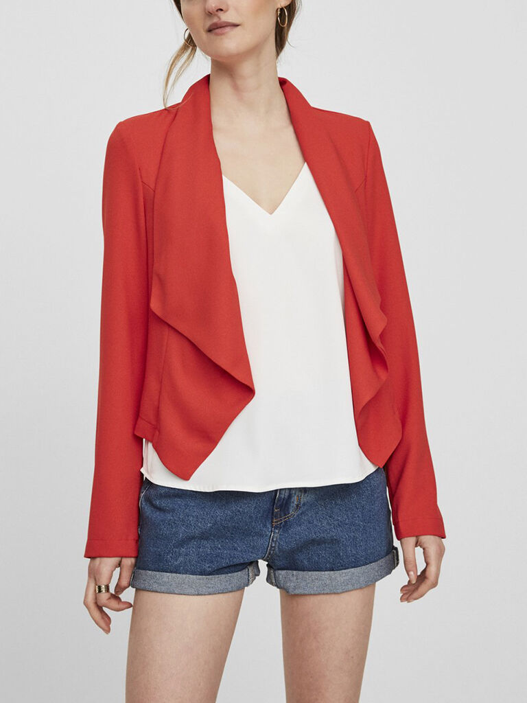 Vero Moda Blazer Mulher Sandie Vero Moda Vermelho