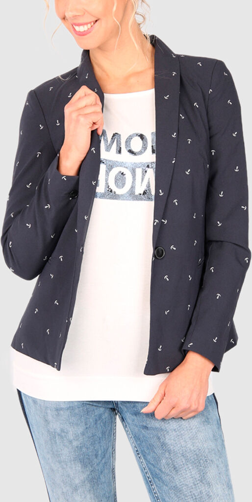 Vero Moda Blazer Mulher Helen Vero Moda Azul marinho