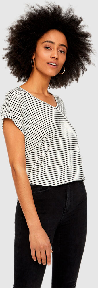 Vero Moda T-Shirt Mulher Ava Vero Moda Branco