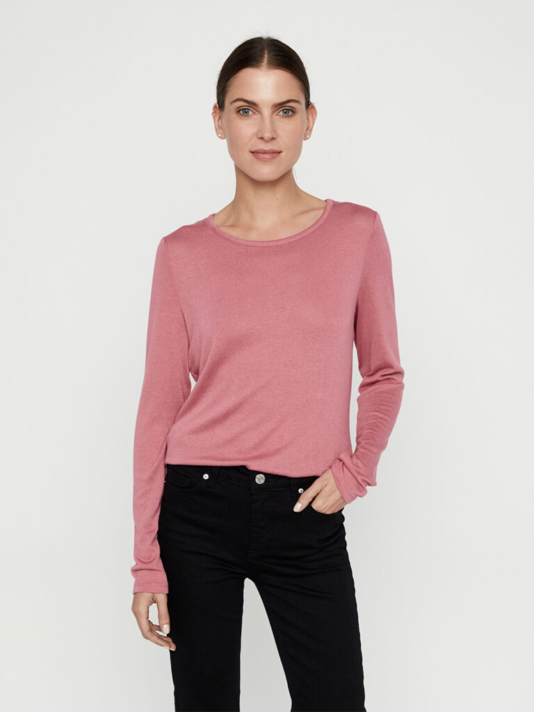 Vero Moda Malha Mulher Birthe Vero Moda Rosa