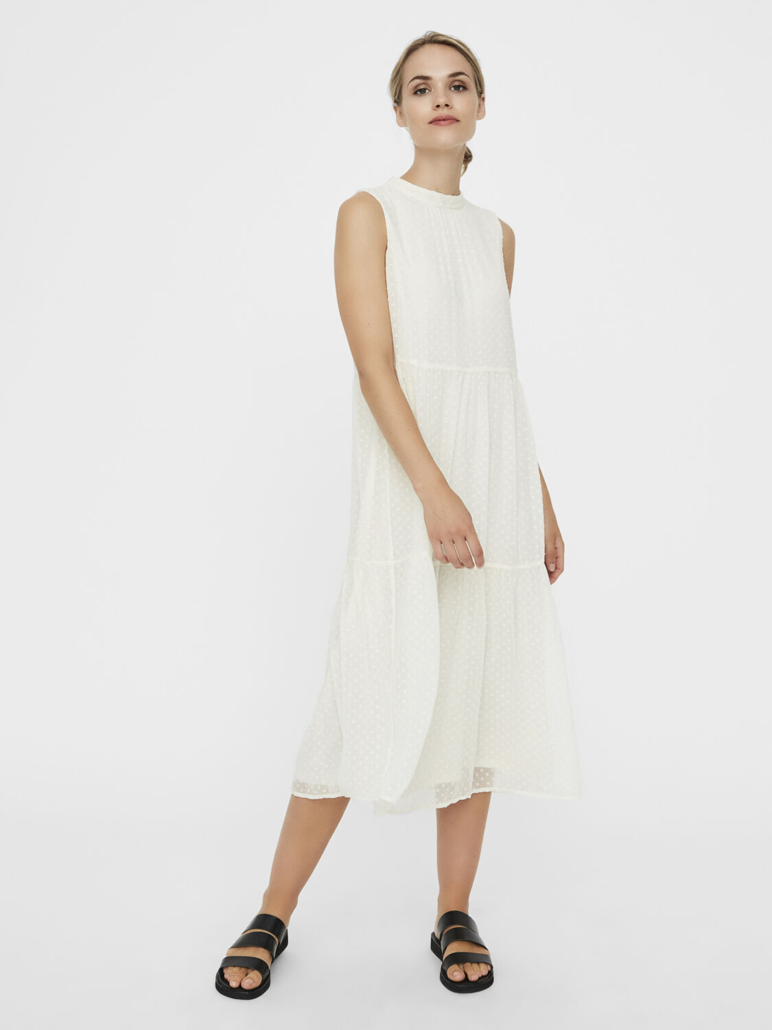 Vero Moda Vestido Mulher Damla Vero Moda Creme