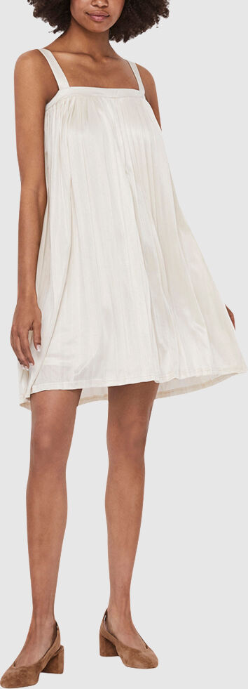 Vero Moda Vestido Mulher Limara Vero Moda Creme