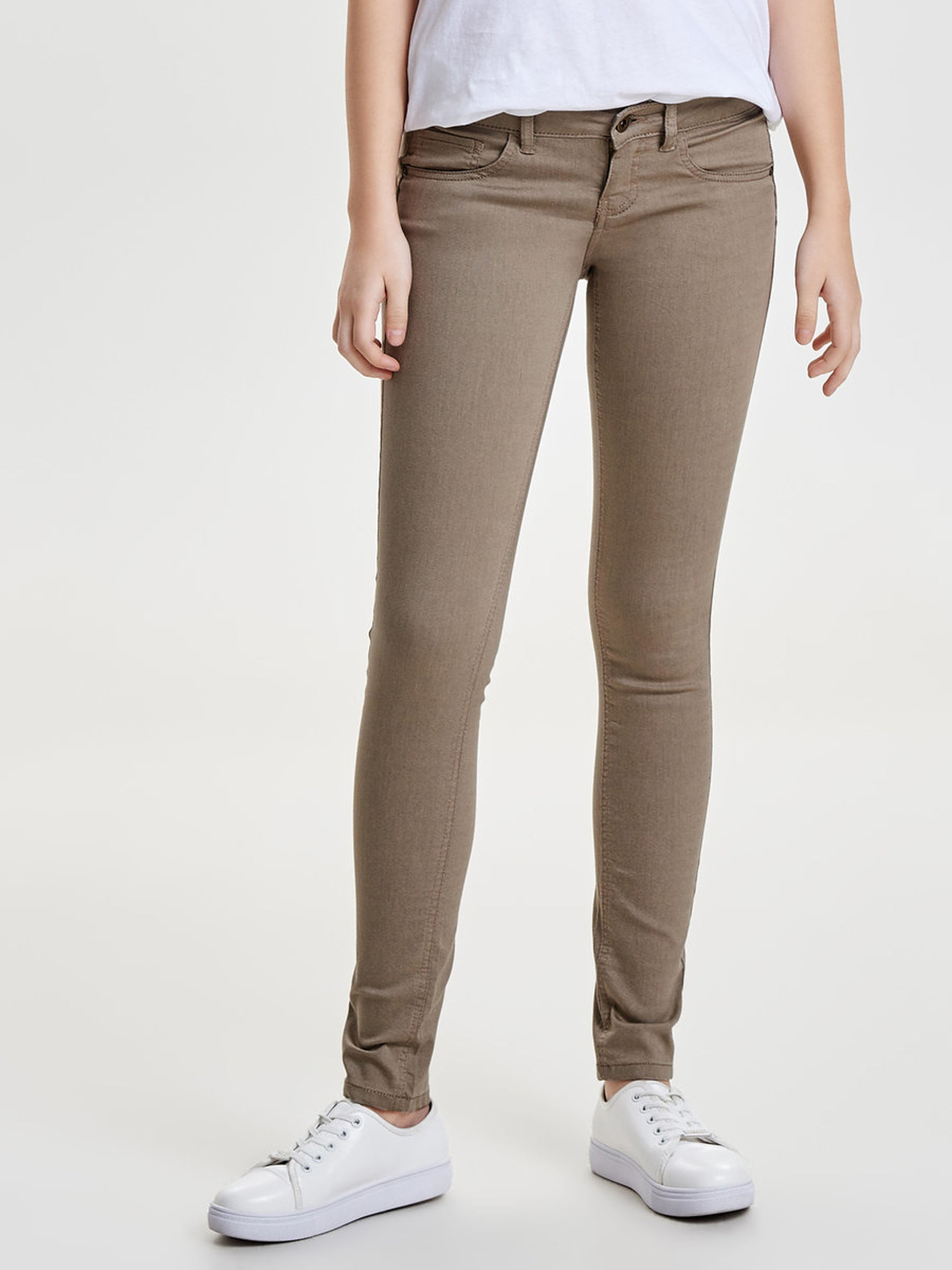 Only Onllucia Sl Skinny Push Up Pant Pnt Noos Bege