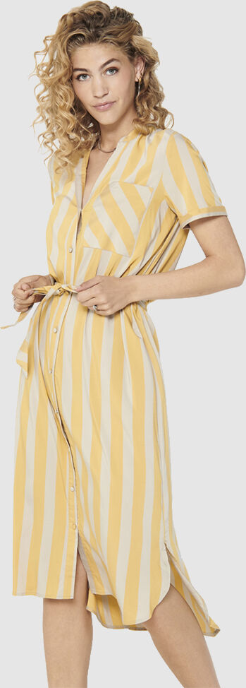 Only Vestido Mulher Ronja  Only Amarelo