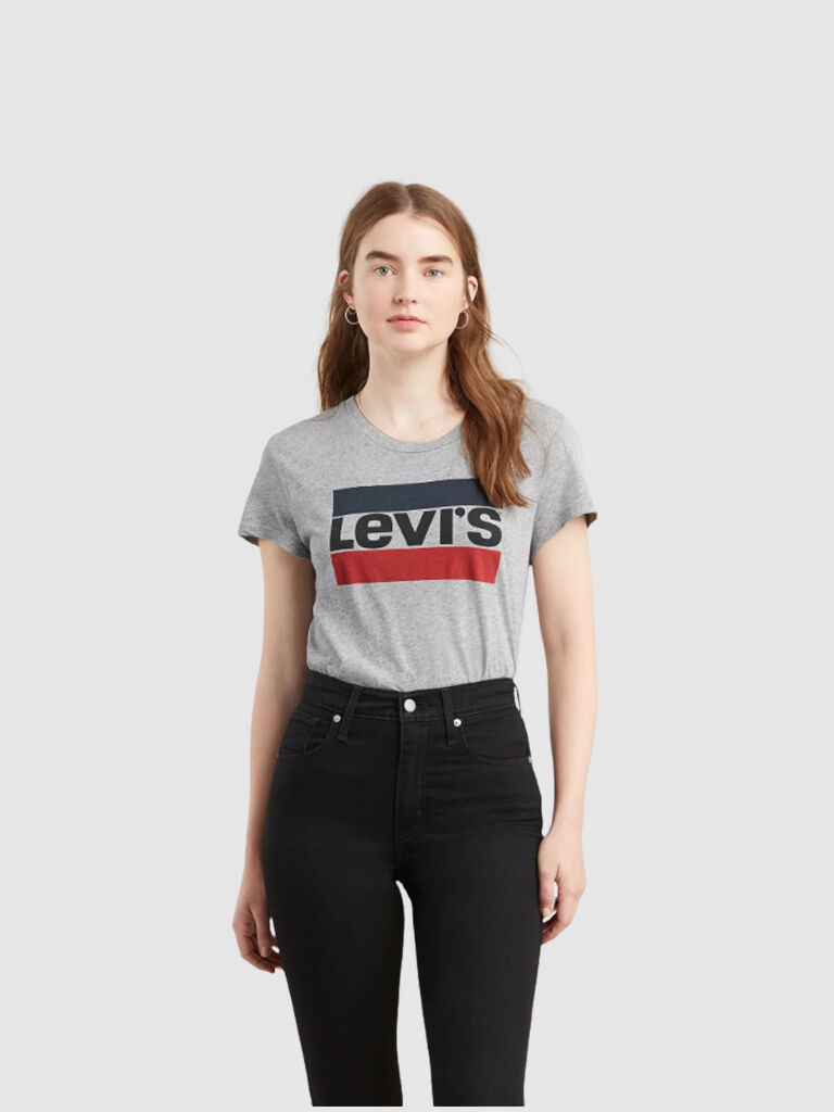 Levis T-Shirt Mulher The Perfect Levis Cinza