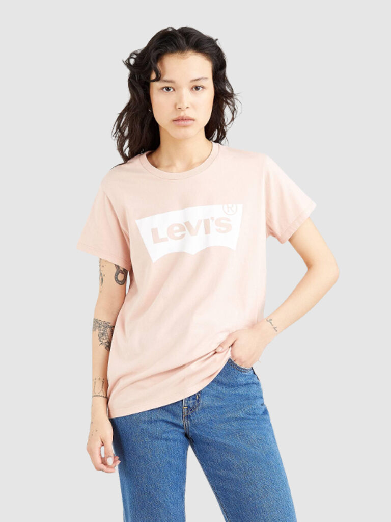 Levis T-Shirt Mulher The Perfect Levis Rosa