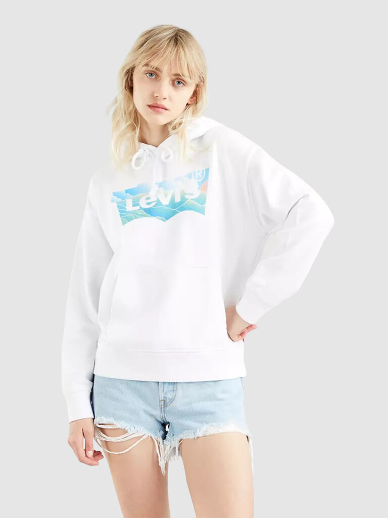 Levis Sweatshirt Mulher Standard Graphic Levis Branco