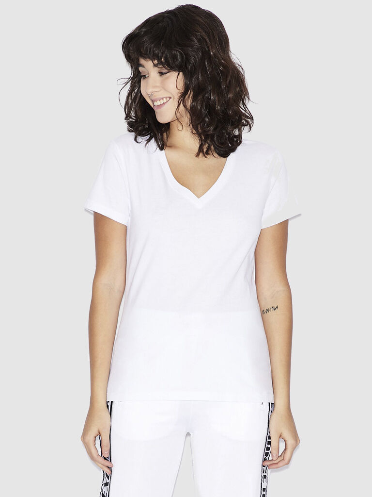 Armani Exchange T-Shirt Mulher Armani Exchange Branco