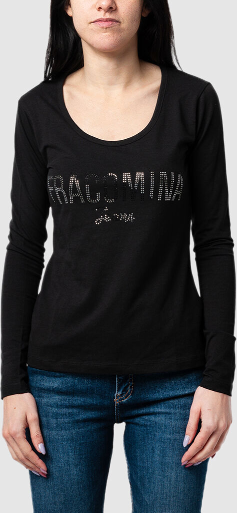 Fracomina Sweatshirt Mulher Fracomina Preto