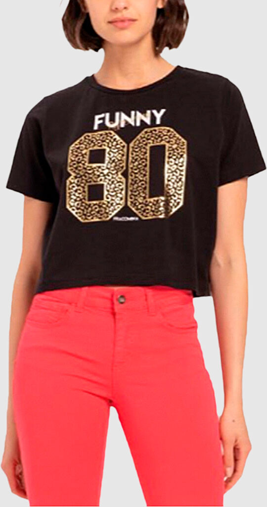 Fracomina T-Shirt Mulher Fracomina Preto