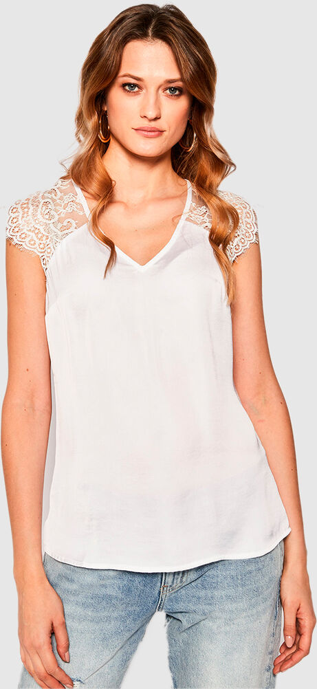 Guess Top Mulher Ilia Guess Branco