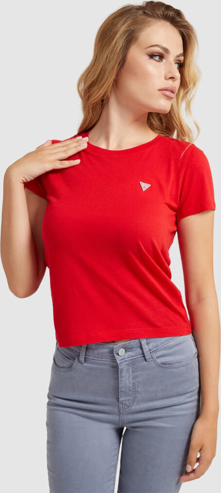 Guess T-Shirt Mulher Logo Baby Guess Vermelho