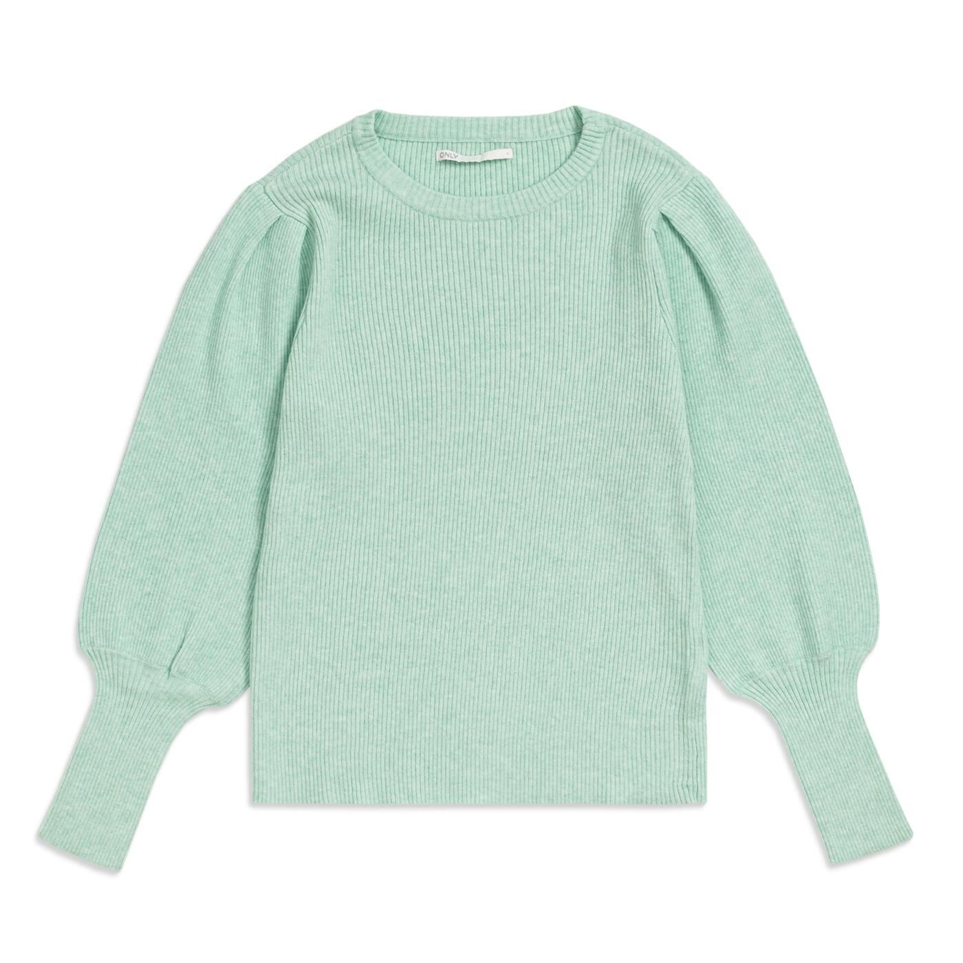 Only Katia L/s Puff O-neck Pullover Knit