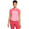 Nike DF AIR SS TOP Tricou antrenament femei, roz, mărime