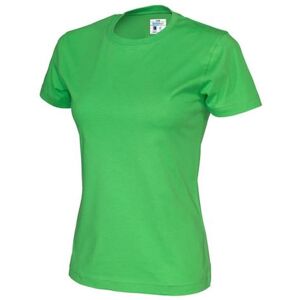 T-Shirt dam GOTS grön L