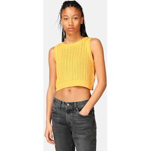 Levi's Baby Blue stickad topp Female S Orange