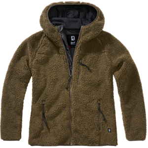 Brandit Teddyfleece Hood Jacka Dam Oliv