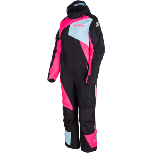 KLIM Vailslide Monosuit Dam Blå-Knockout Rosa