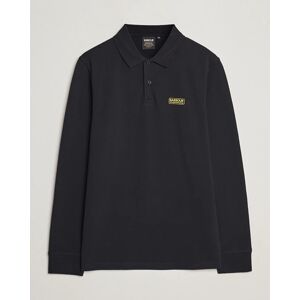 Barbour International Essential Long Sleeve Polo Black