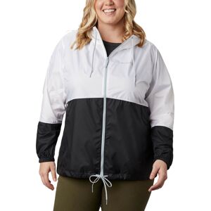 Columbia Women's Flash Forward Windbreaker White, Black XS, White, Black