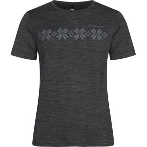 Gridarmor Women's Larsnes Merino T-Shirt Dark Grey Melange L, Dk. Greymelange