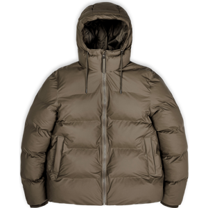 Rains Unisex Puffer Jacket Wood S, Wood