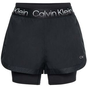 Calvin 2-1-1 Gymshorts Dam, Svart, XS