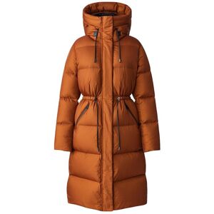 Mackage Ishani Foil Shield Long Down Coat Dam, cognac, L