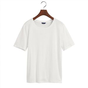 GANT Drape T-shirt Dam, White, M