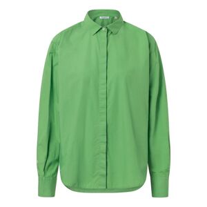 Knowledge Cotton Boxy Poplin Shirt Dam, M, Vibrant Green