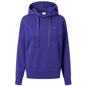 Knowledge Cotton Basic Badge Hoodie Dam, S, Deep Purple