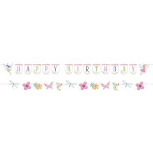 Creative Fairy Forest Girlanger Happy Birthday