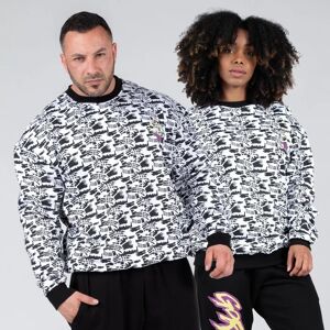 Gorilla Wear Legacy Oversized Sweatshirt White/black Xs