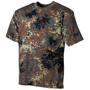 Max Fuchs MFH T-Shirt Camo (Färg: Flecktarn, Storlek: Small)