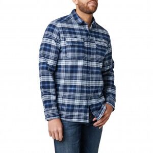 5.11 Tactical Lester Long Sleeve Shirt (Färg: PACIFIC N PL S, Storlek: Small)