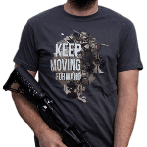 Annan Tillverkare Keep Moving Forward T-Shirt by Warheads Paintball (Storlek: Large)