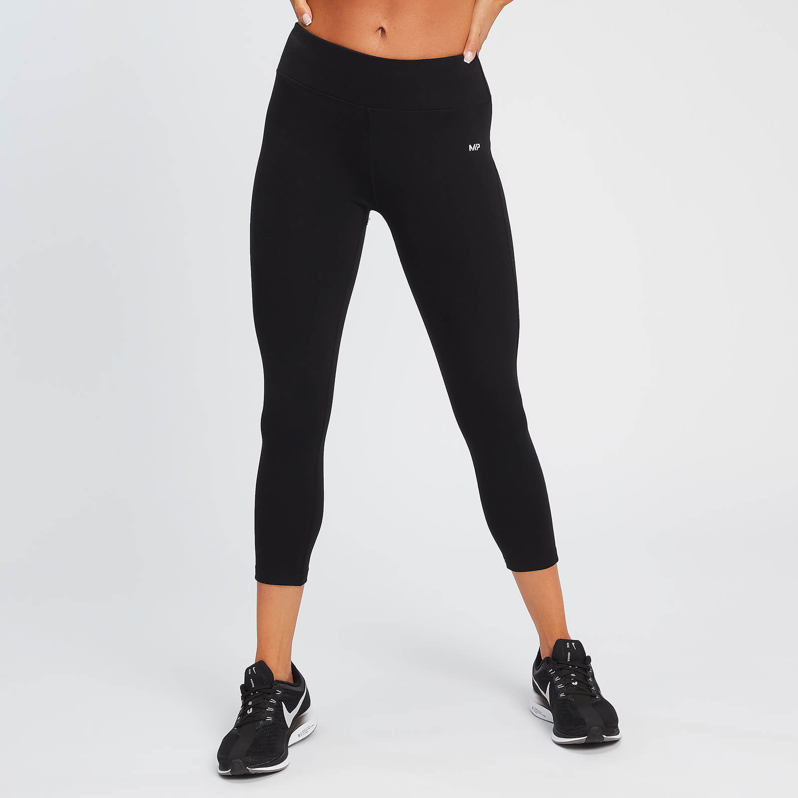 MP Women's Power 3/4 Leggings - Black - XXL