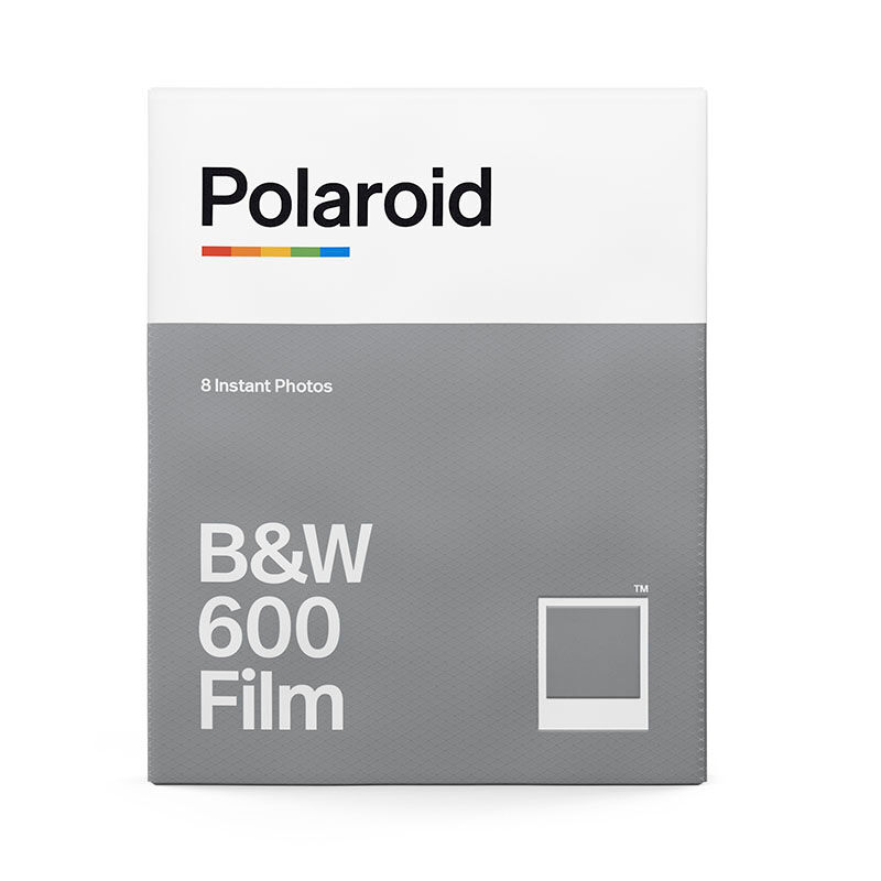 Polaroid 600, svartvit film med vit ram