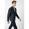 Koton Men'S Navy Blue Checkered Pocket Blazer Jacket Čierna 54