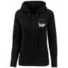 MT Ladies Damen Ladies Kicks Love Emb Hoody Black L