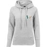 MT Ladies Damen Ladies Kicks Love Emb Hoody Gray Šedá L