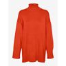 Orange women's sweater VERO MODA Goldneedle - Women XS female