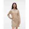 Beige Women'S Sweater Dress Vero Moda Goldneedle - Women M