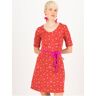 Red Women Patterned Dress Blutsgeschwister - Women L female