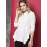 La Diva Shirt Decorated With Frills On The Sides White Biela S