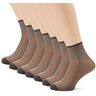 DIM Socken Kurze Socken Beauty Resist Komfort Damen x6, Black, One Size