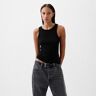 GAP Modal Rib Halter Black - female - XL