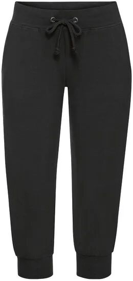 ESMARA® Dámske capri tepláky s bavlnou (XS (32/34), čierna)