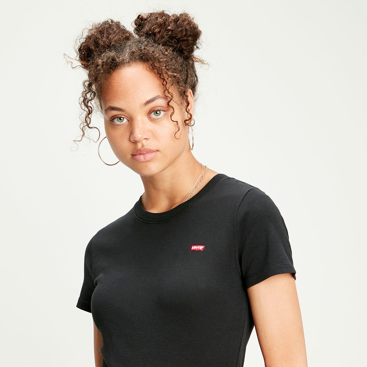 LEVI'S Ribbed Baby Tee – M