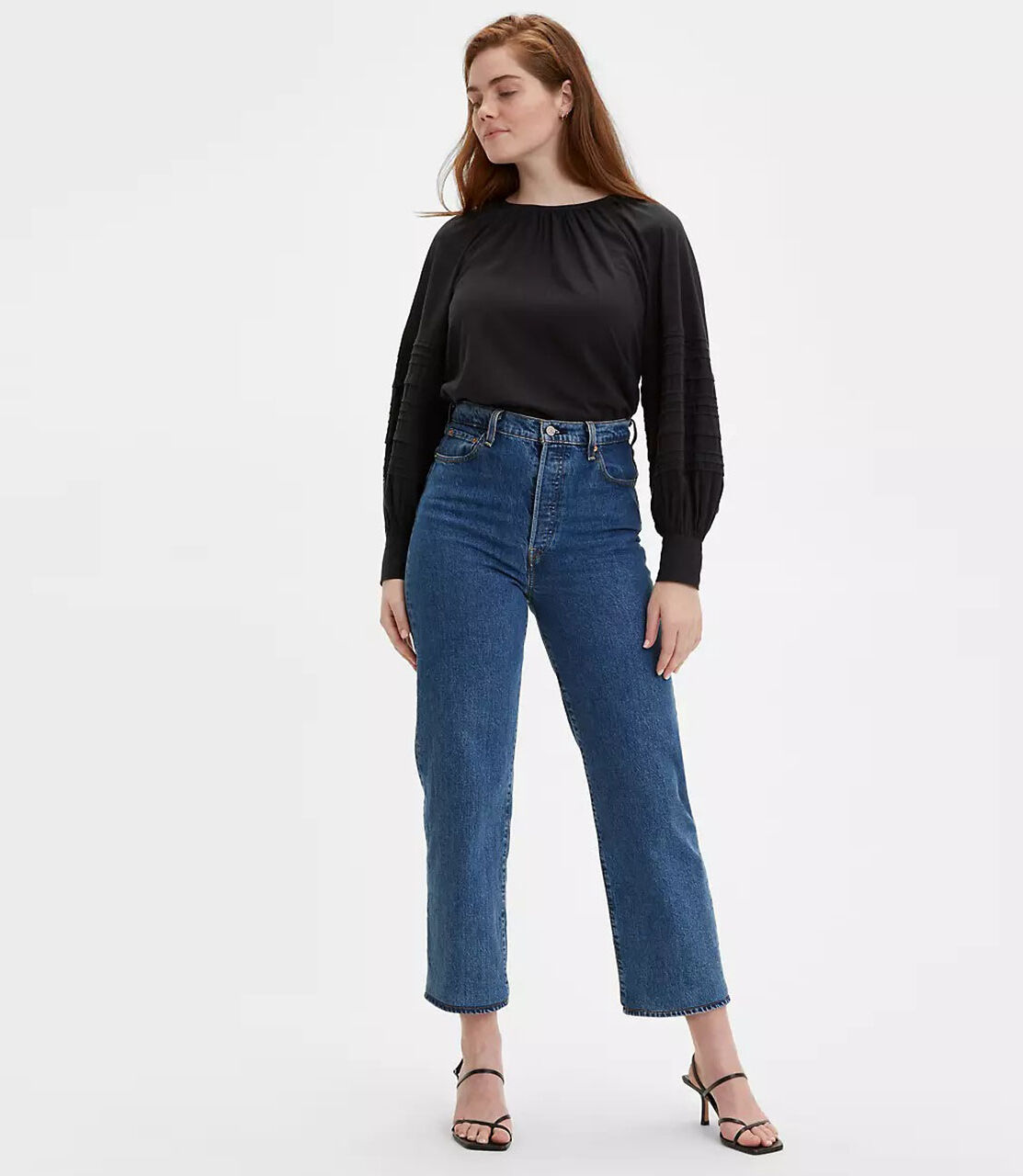 LEVI'S Ribcage Straight Ankle Jeans – 27/26